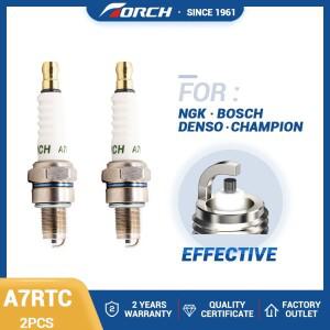2PCS 바이크 오토바이 점화 플러그 토치 A7RTC CR7HIX CR7HSA GY6 50cc-150cc 스쿠터 ATV Quads Go Ka