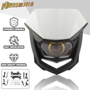 [호환품]바이크 오토바이 Led 헤드 라이트 카페 레이서 Yamaha YZ 혼다 호환 CRF 스즈키 호환 범용 35W End