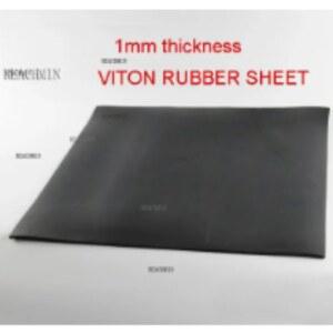 두꺼운고무판 1MM 두께 불소 고무 시트 FKM 알칼리 FPM 매트 AFLAS VITON 산, 패드 쿠션 고온