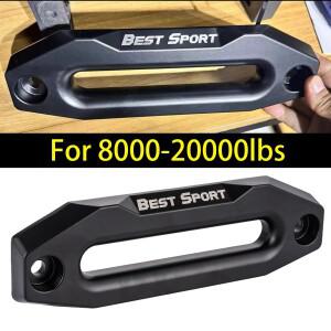 BEST SPORT 8000-20000LBS 윈치 알루미늄 Hawse Fairlead 10인치(254mm) SUV ATV UTV에 합성 로프용