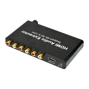 ARC 오디오 추출기 DAC 변환기 어댑터 디지털 광 SPDIF 동축-아날로그 3.5mm L/R 스테레오