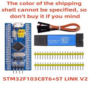 ST-LINK V2 시뮬레이터 다운로드 프로그래머 STM32F103C8T6 STM32 최소 시스템 개발 보드 STM32F401 / 411