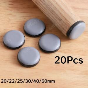 20PCS 가구 슬라이더 패드 테이블 의자 다리 블록 안티 스크래치  이동 무거운 매트 두꺼운