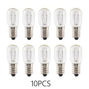 10PCS E14 소금 램프 글로브 전구 15W AC220V-240V 빈티지 백열 냉장고 오븐 교체