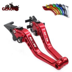 [호환품]GSR 750 2011- 600 2006-2011 400 바이크 오토바이 액세서리 CNC 숏 브레이크 클러치 레버 로고