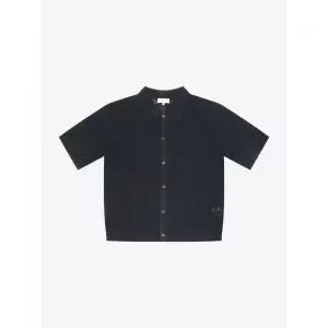 지이크 크로셰 반팔 가디건 블랙 B 591517Moony