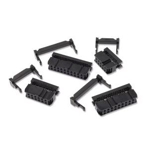10Pcs FC 6P/8/10/12/14/16/18/20/24/26/30/34/40/50 핀 2.54mm 피치 여성 IDC 소켓 커넥터 리본 케이블