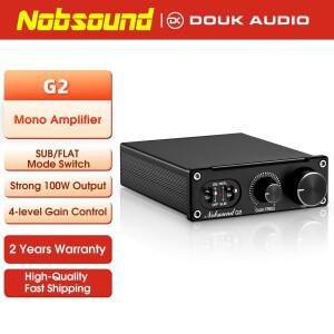 Nobsound Hi-Fi G2 모노 채널 디지털 앰프 서브우퍼/전체 주파수 미니 스테레오 오디오 홈 데스크탑 전력