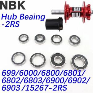 NBK 자전거 허브 베어링 수리 프리허브 699 6000 15267 2RS ABEC-5 Quando Novatec ARC