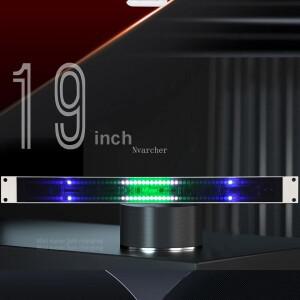 Nvarcher 120 LED 레벨 표시기 스테레오 사운드 제어 오디오 USB 음악 스펙트럼 전자 VU 계량기 리듬 볼륨