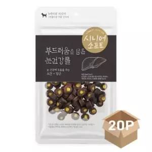 [반려] 강아지 부드러운 간식 눈영양 100g 20P 노령견 한입
