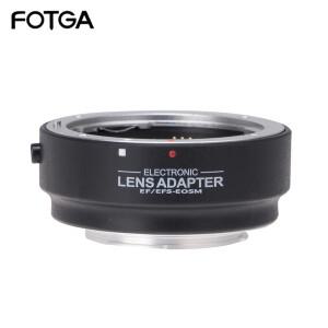 캐논 호환 EF EF-S-EOS M EF-M 카메라용 FOTGA 자동 초점 AF 전자 렌즈 어댑터 링
