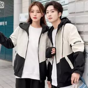 오너클랜 간절기 바람막이 바시티 남여공용 커플 투톤 자켓 바시티자켓 윈드브레이커 남자자켓