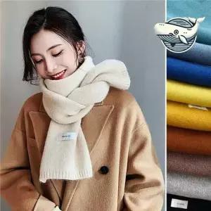 소프트 니트 머플러 따뜻한 겨울 목도리 다양한 라인목도리 부드러운 니트머플러