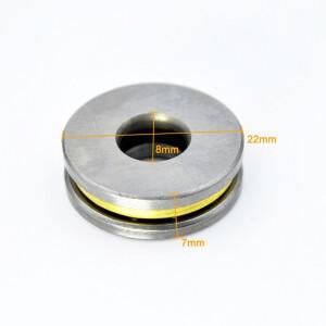 1pc F8-22M 미니 스러스트 볼 베어링 7 f8 22m 11 공 8x22x7mm 내경 8mm 평면 소형 축