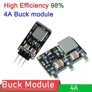 98% 4A 미니 DC-DC 벅 컨버터 5.5V-16V 6V 9V 12V 15V ~ 3.3V 스텝다운 전압 레귤레이터 전원 공급 장치 모