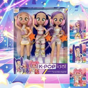 KPOP 악마 사냥꾼 루미 조이 미라 눈 인형 피규어 데스크 장식