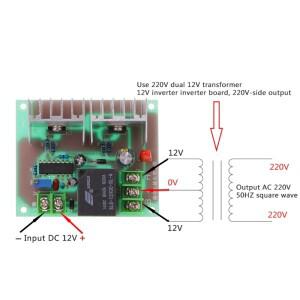300W DC 12V AC 220V 인버터 드라이버 보드 전원 모듈 코어
