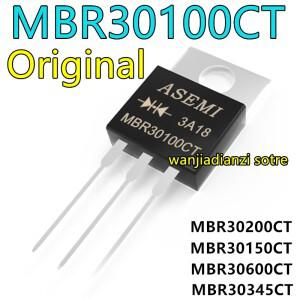 5PCS   B30100G MBR30100CT 3045 3060 30150 30A 100V TO-220  숏키 다이오드 직립