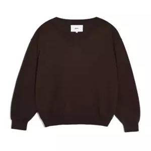 예일 YD09KT0015DB 여자니트 카라니트원피스 SUPIMA COTTON 에센셜 브이넥
