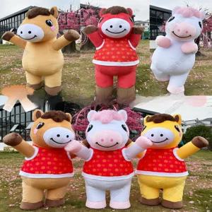 공연 코스튬 말 인형탈 말의해 캐릭터 이벤트 새해 행사용 마스코트 의상