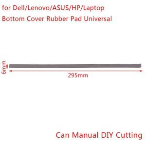 레노버 호환 아수스 HP 델용 범용 노트북 고무 스트립 DIY 바닥 케이스 발 패드 표면 1PC