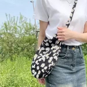 여성 플라워 에코백 가벼운 꽃무늬 가방 여성플라워에코백
