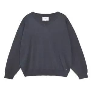 예일 YD09KT0015CH 여자니트 카라니트원피스 SUPIMA COTTON 에센셜 브이넥