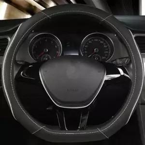 자동 차 논슬립 핸들 커버 운전대 가죽 카바 화이트 BMW 모닝 벤츠 K5 스파크