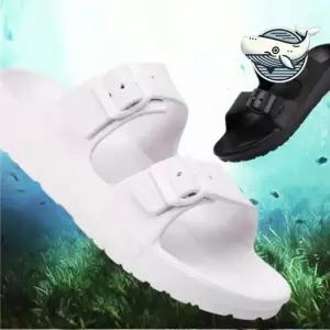 편안한 여름 슬리퍼 두가지 색상 실내외 사용 여름 휴가 버클 편한