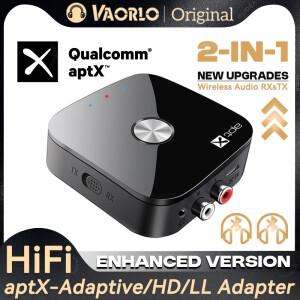 2in 1 aptX Bluetooth 5.4 오디오 송신기 수신기 3.5MM AUX RCA Hifi 스테레오 aptX-Adaptive/HD/LL 멀티포