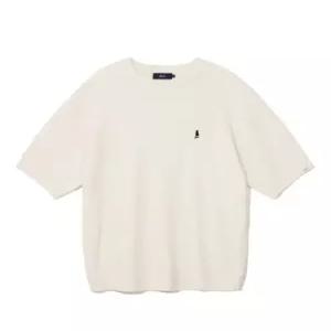 예일 YD04KT2108IV 여자니트 카라니트원피스 COOL HERITAGE DAN ROUND NECK BOUCLE SS KINT