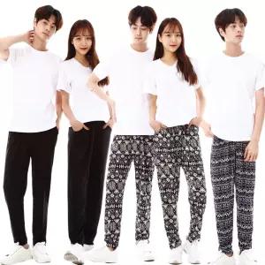 남성 여성 여름 아이스 쿨바지 9부바지 냉감바지 잠옷 여름바지 아이스바지