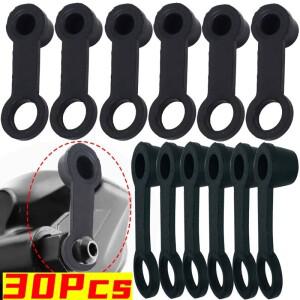 1-30Pcs 바이크 오토바이 오일 드레인 나사 캡 다기능 먼지 커버 고무 브레이크 블리더 피팅 액세서리 도구