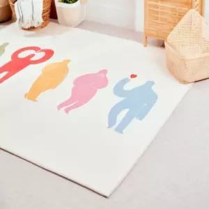 아이방 워셔블 사계절 침실 레터링 러그 극세사러그 식탁 소파 침대 매트