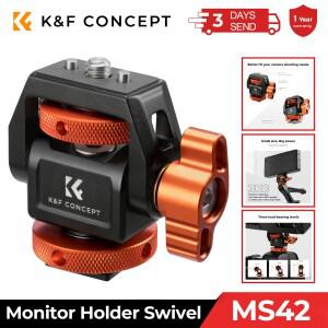 K&F CONCEPT 3kg 하중 지원 플렉시블 필드 모니터 마운트 홀더 회전 및 틸트 조절 가능 어댑터 스탠드 (콜