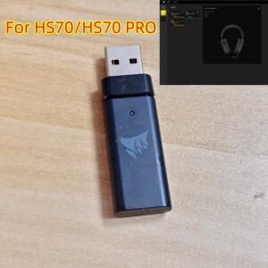 커세어 호환 HS70 / PRO 무선 게이밍 헤드셋 수신기 트랜시버용 USB 동글 어댑터