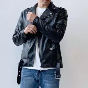 청조끼 남성 더블자켓 가죽자켓 라이더자켓 시크한스타일