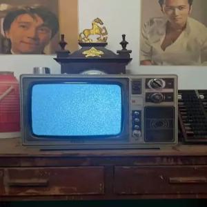 빈티지 카메라 레트로TV 세트 클래식 모니터 라이브 방송 소품 장비