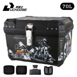 [호환품]70L 테일 박스 바이크 오토바이 범용 트렁크 R1200GS F800GS G310gs 상단 후면 수하물 도구 대용량