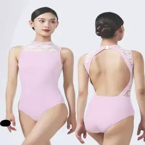 여성 발레 체조 연습복 공연 요가 레오타드 무용 의상 반소매 여자 연습 여성용