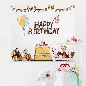 [하프클럽/알티피아]대형 초코 생일축하 포스터 패브릭 ZF
