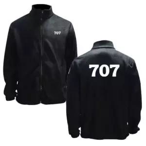 여성후리스 블랙 기모 겨울 후리스 집업 707