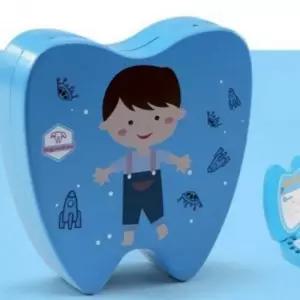치아 유  용품 유치 유아동 보관함 이빨
