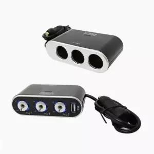 카렉스 아이팝 스위치 USB 3구소켓 / 멀티소캣 시가잭