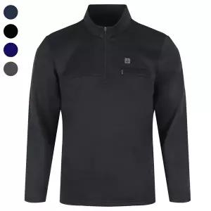 갤러리아 남자 겨울 스판성 좋고 따스한 반 집업 티셔츠 FRX-L-TS-118-검정