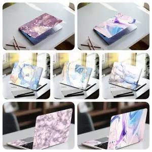 2pcs 생생한 석 예술 노트북 스티커 DIY 노트북 보호 데칼 맥북 호환 PC 키보드 방수 스킨 장식