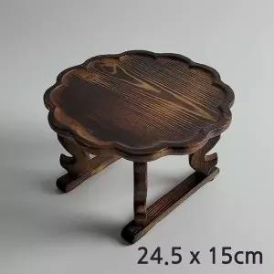 고품질 원목 개다리 소반 찻상 2호 백일상 돌상 나무소품 (W7D8863)
