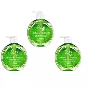 순샘 주방세제 베이킹소다 X 피톤치드향 500ml 3개입 주방청소 청소 (WAB086D)