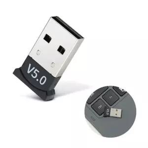 고품질 블루투스 5.0 무선 연결 소형 미니 USB 동글 커넥터 이어폰 (WBD7A41)